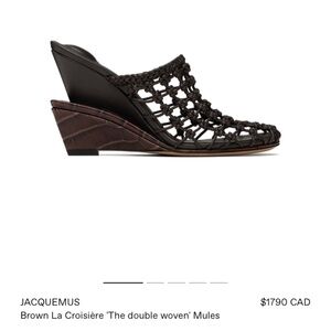 La Croisiere 'The double woven' Mules